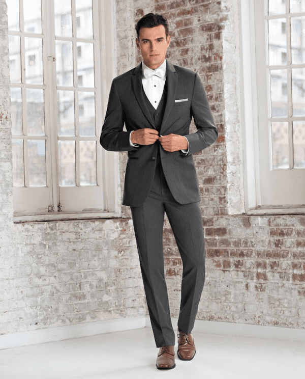 STEEL GREY STERLING WEDDING SUIT